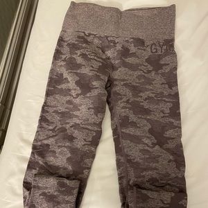 GYMSHARK Camo Leggings